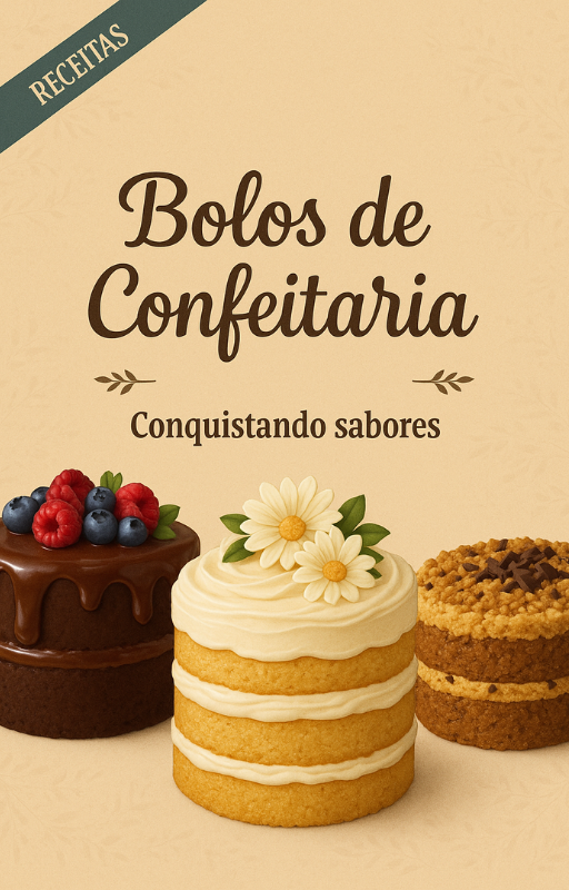 E-book Bolos de Confeitaria